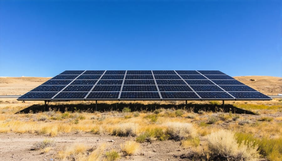 Residential solar panel installation on Colorado home with mountain backdrop