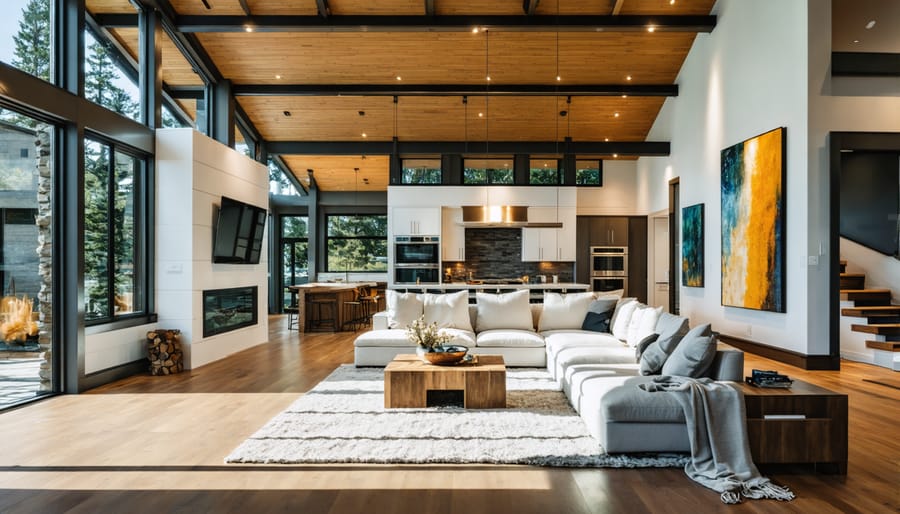 Modern Denver home with mountain views and fresh air circulation